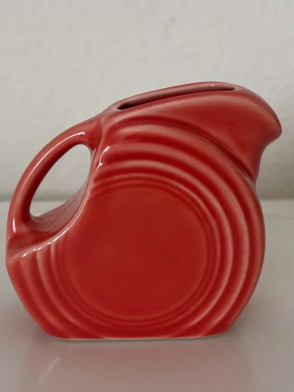Fiesta Persimmon Orange Mini Disk Pitcher